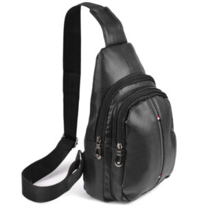 Crossbody Leather Sling Backpack