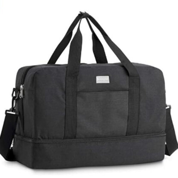 Sport Duffel Bag with Shoes Compartment