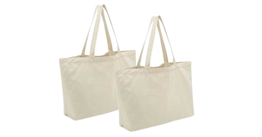 cotton canvas tote bag