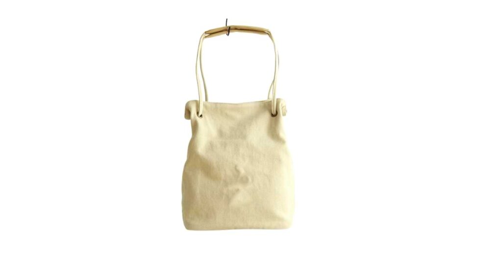 rope handle straps canvas bag